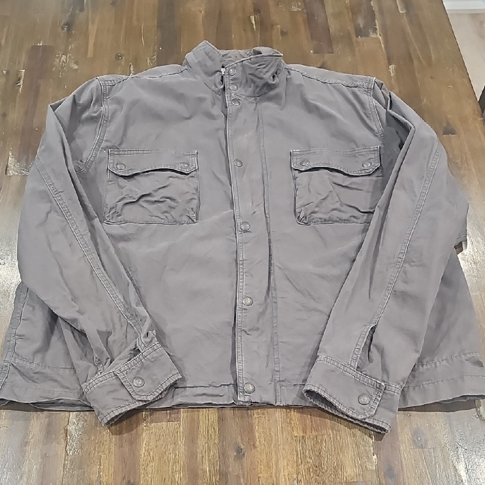 Lucky Brand Men's Gray Moto Jacket